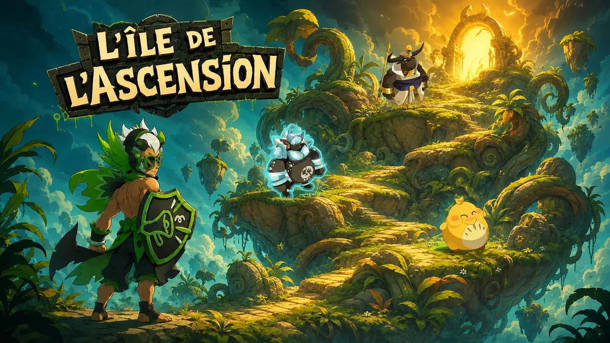 Illustration officielle de l'Île de l'Ascension sur DOFUS Touch